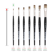 Plosnati kist Synthetics 3374 - da Vinci | razne veličine — slika 2