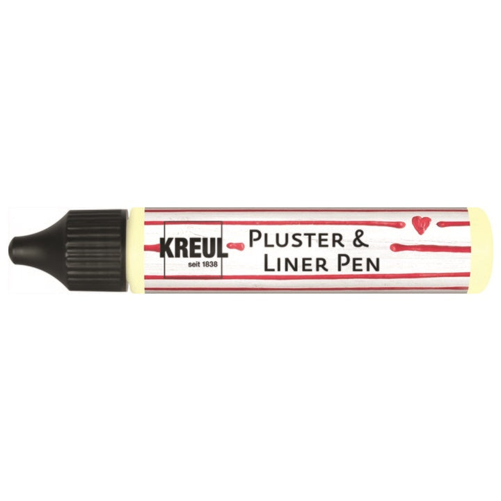 Pufna olovka PicTixx Pluster a LinerPen – glow žuta