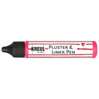 Pufna olovka PicTixx Pluster a LinerPen – Neon ružičasta