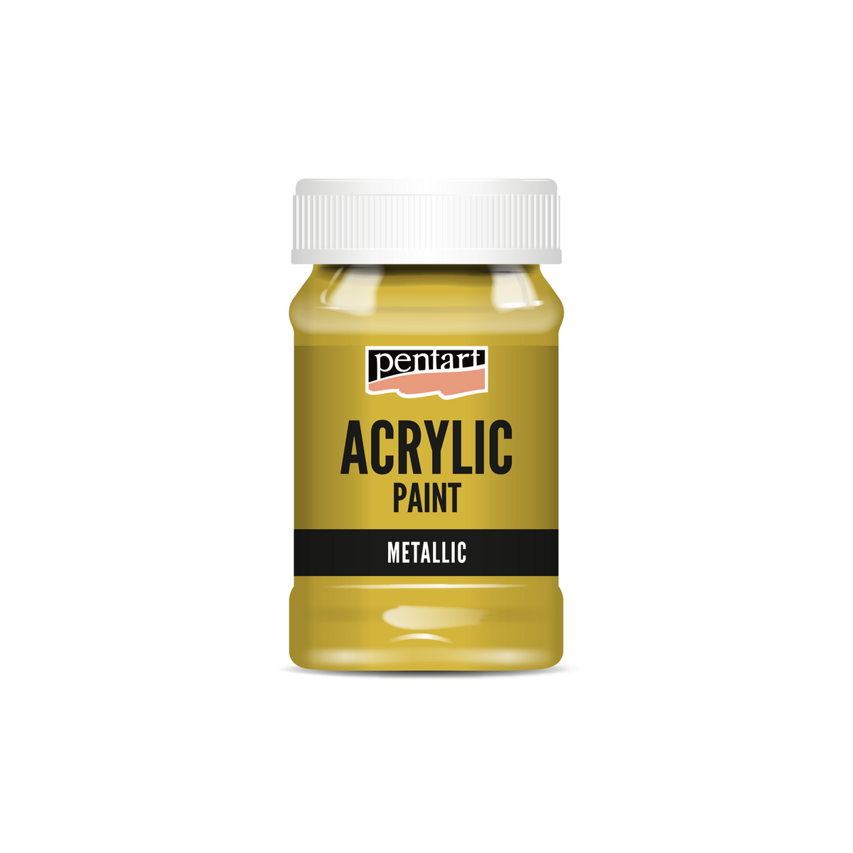 Akrilna boja metalik - 100 ml – Antikno zlato