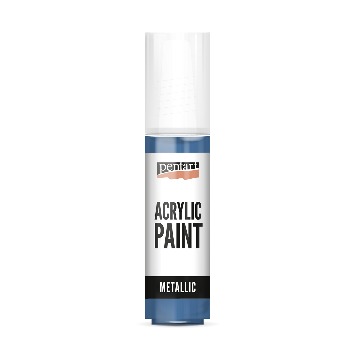 Akrilna boja metalik - 20 ml – plava