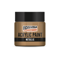 Akrilna boja metalik - 50 ml – Brončana