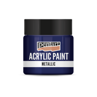 Akrilna boja metalik - 50 ml – Kobaltno plava