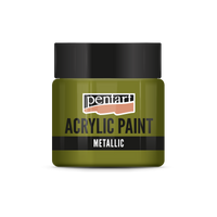 Akrilna boja metalik - 50 ml – Zlatni dodir