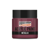 Akrilna boja metalik - 50 ml – Zlatno ljubičasta