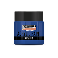 Akrilna boja metalik - 50 ml – Plava