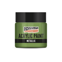 Akrilna boja metalik - 50 ml – Zelena