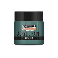 Akrilna boja metalik - 50 ml – Tamnotirkizna