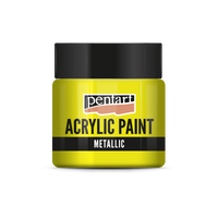 Akrilna boja metalik - 50 ml – Žuta