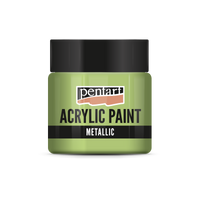 Akrilna boja metalik - 50 ml – Svijetlozelena