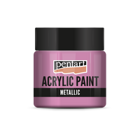 Akrilna boja metalik - 50 ml – Svijetli jorgovan