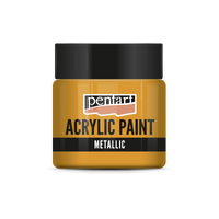 Akrilna boja metalik - 50 ml – Narančasta