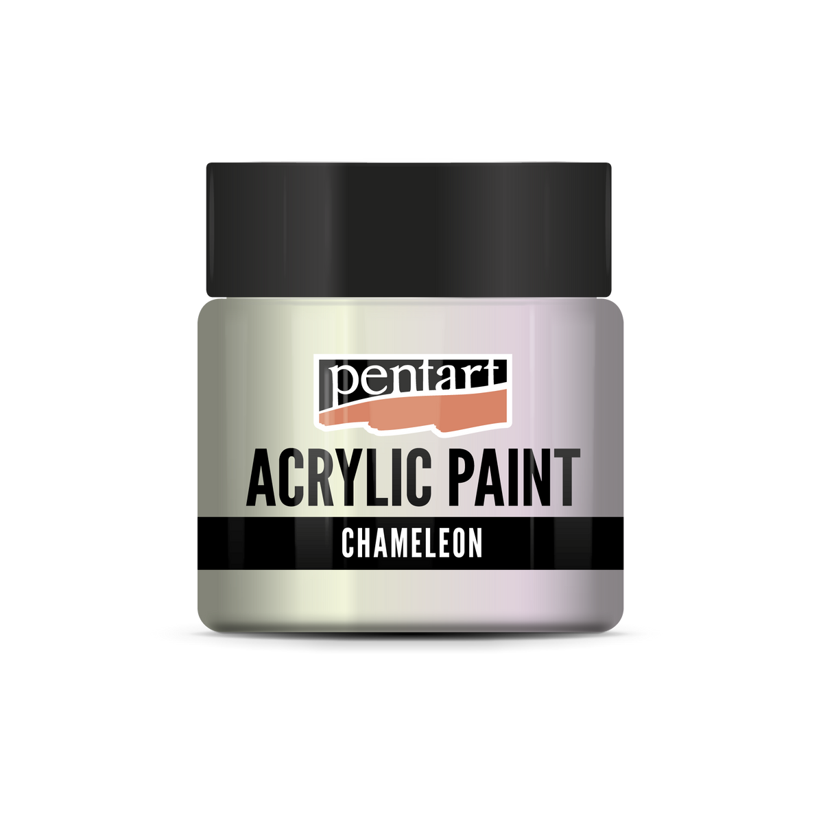 Akrilna boja biserna Chameleon - 50 ml – zeleno-jorgovan