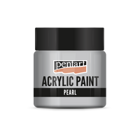 Akrilna boja biserna 50 ml – Siva