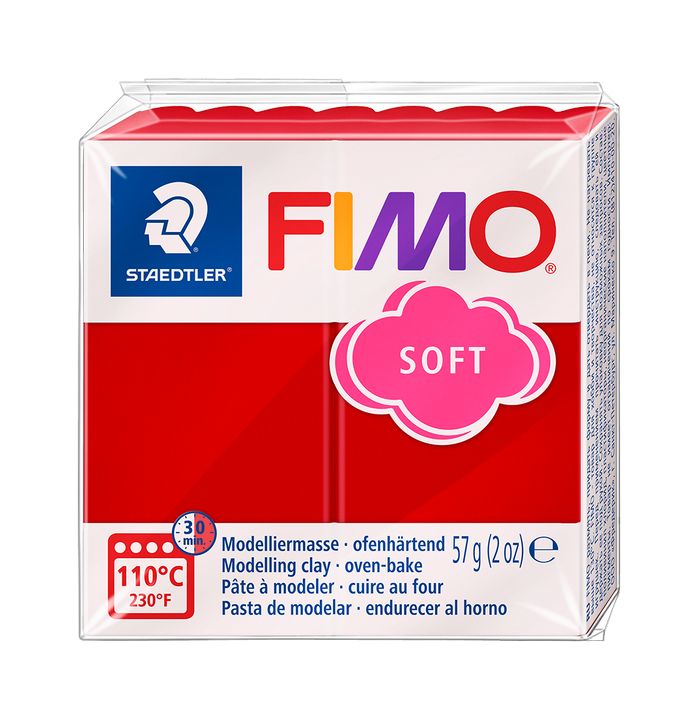 Polimerna masa FIMO Soft 57 g – Božićna crvena