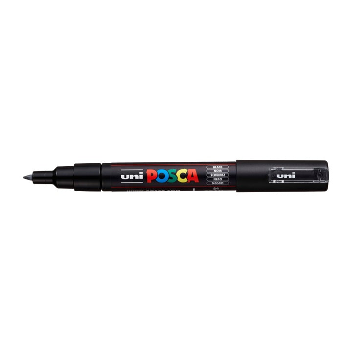 Marker UNI POSCA PC-1M 0.7 - 1 mm – crna (24)