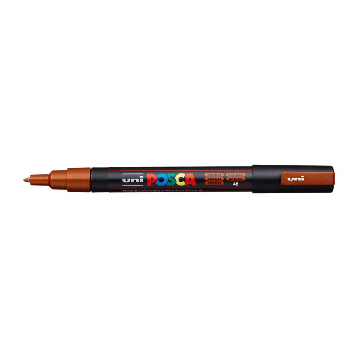 Marker UNI POSCA PC-3M 0.9 - 1.3 mm – brončana (42)