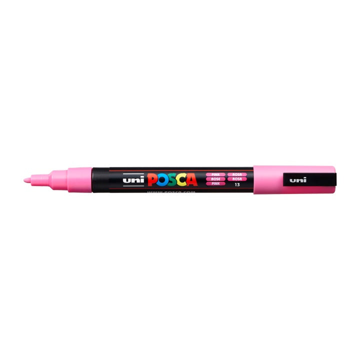 Marker UNI POSCA PC-3M 0.9 - 1.3 mm – ružičasta (13)