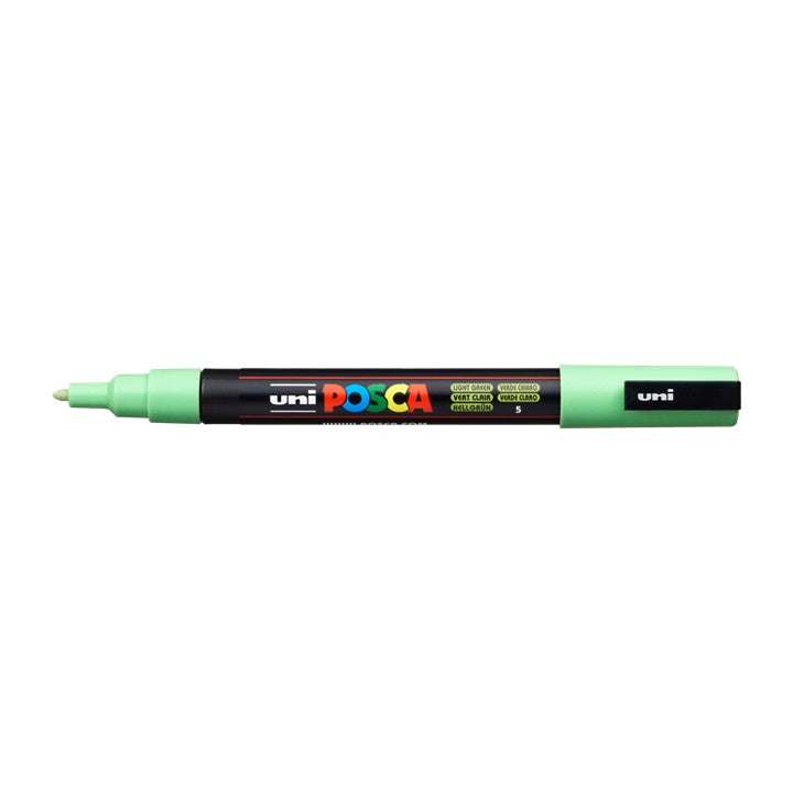 Marker UNI POSCA PC-3M 0.9 - 1.3 mm – svijetlozelena (5)
