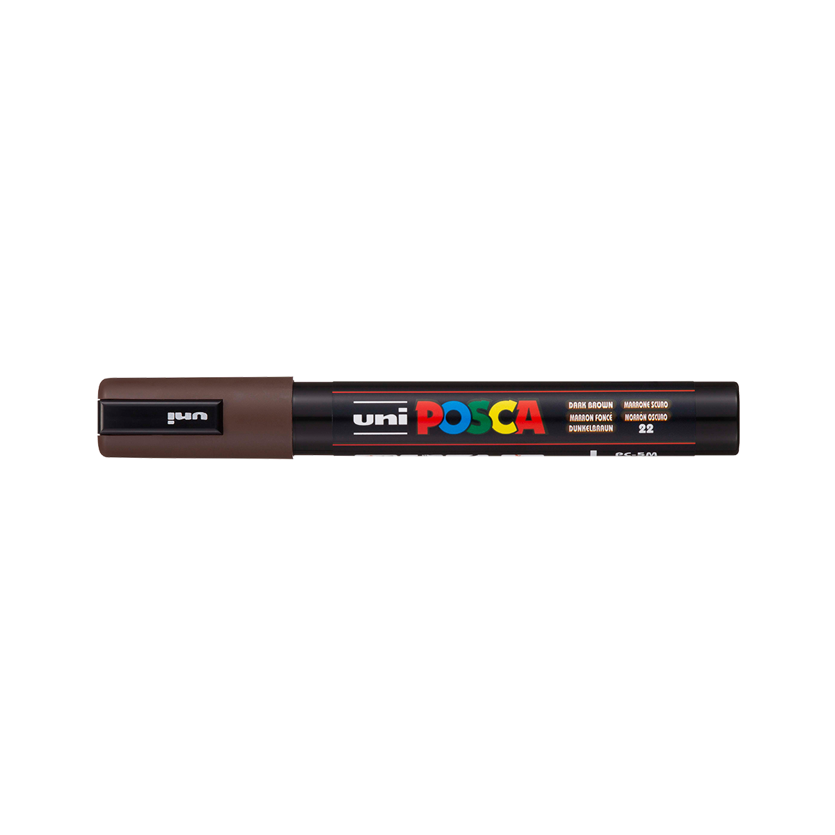 Posca marker PC-5M, 1,8 – 2,5 mm, tamnosmeđa (22)