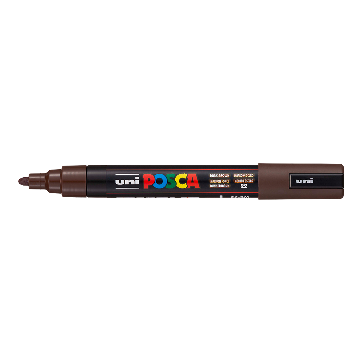Posca marker PC-5M, 1,8 – 2,5 mm, tamnosmeđa (22)