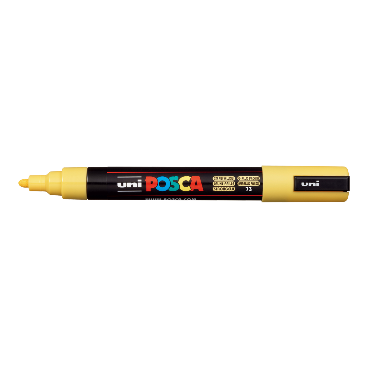Posca PC-5M akrilni marker, 1,8 – 2,5 mm, slamnato žuta (73)