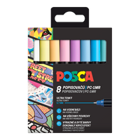 Posca set markera pastelne boje (8 kom)