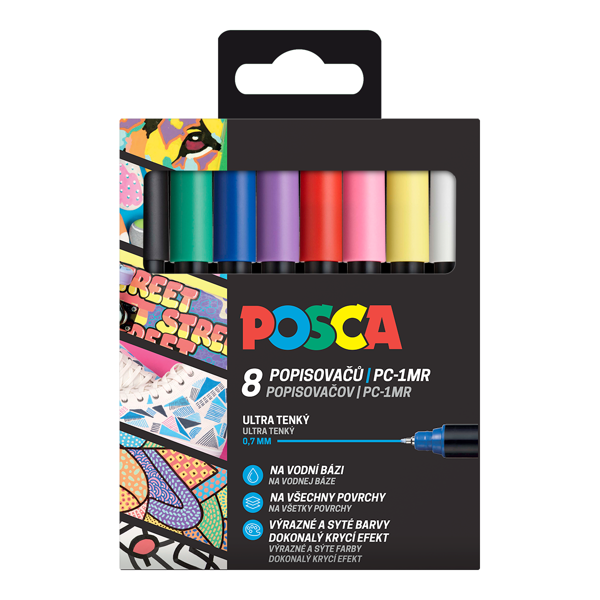 Posca set markera u boji (8 kom)