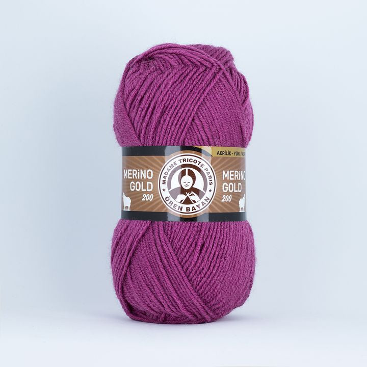 Pređa za pletenje Madame Tricote Paris Merino Gold 200 - 100 g | razne boje — slika 11