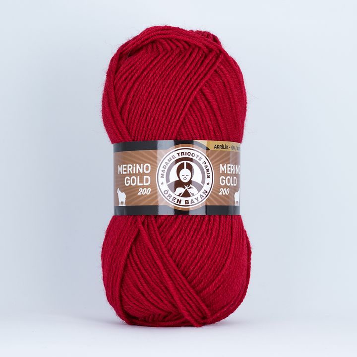 Pređa za pletenje Madame Tricote Paris Merino Gold 200 - 100 g | razne boje — slika 6
