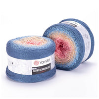 Pređa za pletenje YarnArt Flowers Moonlight 260 g | razne boje — slika 1