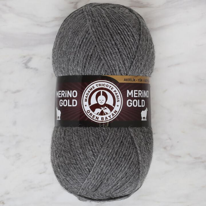 Predivo za pletenje Madame Tricote Paris Merino Gold 100 g | izaberi boju - tamno siva