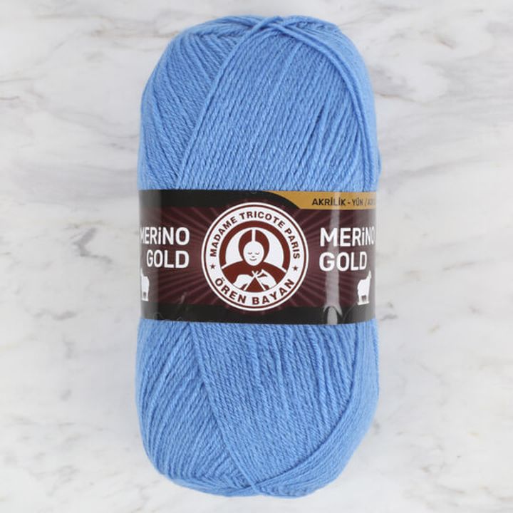 Predivo za pletenje Madame Tricote Paris Merino Gold 100 g | izaberi boju - 015 plava