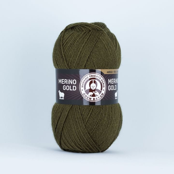 Predivo za pletenje Madame Tricote Paris Merino Gold 100 g | izaberi boju - mornarsko zelena
