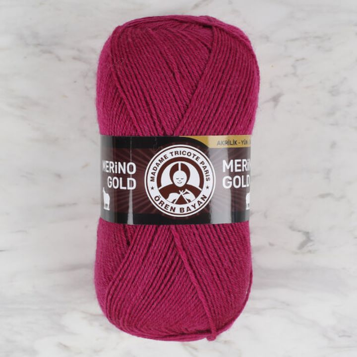 Predivo za pletenje Madame Tricote Paris Merino Gold 100 g | izaberi boju - boja šljive