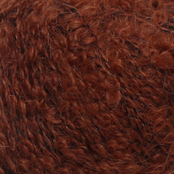 Pređa La Mia Alpaca Boucle 50 g – tamnosmeđa