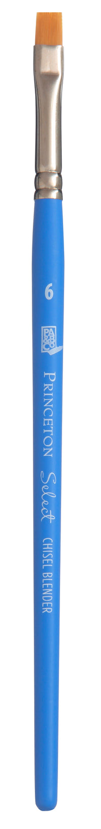 Ravni umjetnički kist PRINCETON Select Chisel Blender s kratkom drškom – 6