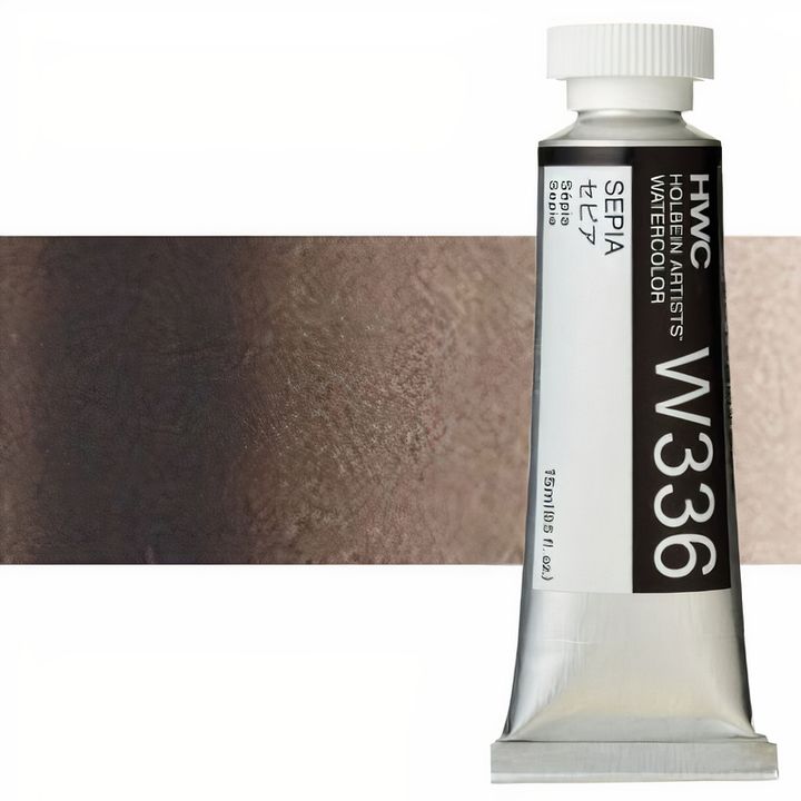 Profesionalne akvarel boje Holbein Artists 15 ml | smeđe nijanse — slika 10