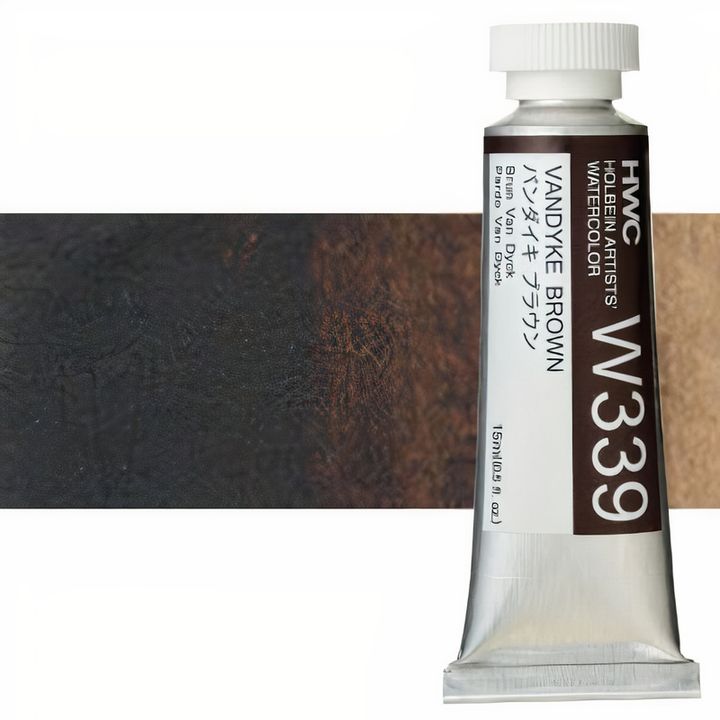 Profesionalne akvarel boje Holbein Artists 15 ml | smeđe nijanse — slika 11