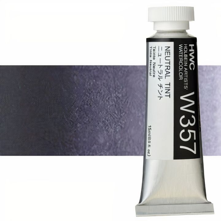 Profesionalne akvarel boje Holbein Artists 15 ml – neutralna nijansa