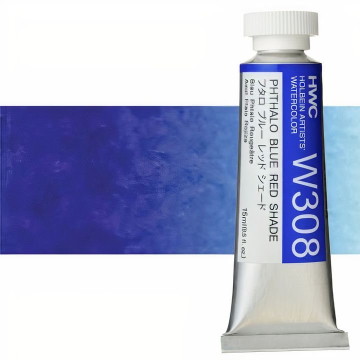 Profesionalne akvarel boje Holbein Artists 15 ml – phthalo plavo-crvena