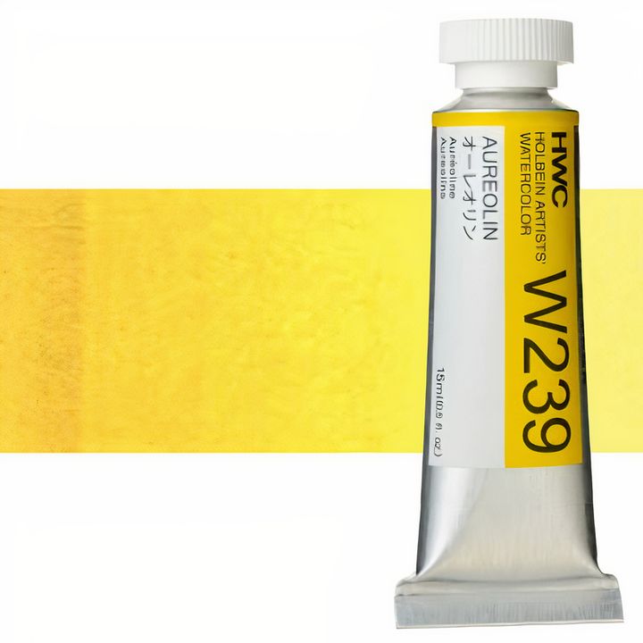 Profesionalne akvarel boje Holbein Artists 15 ml – aureolin
