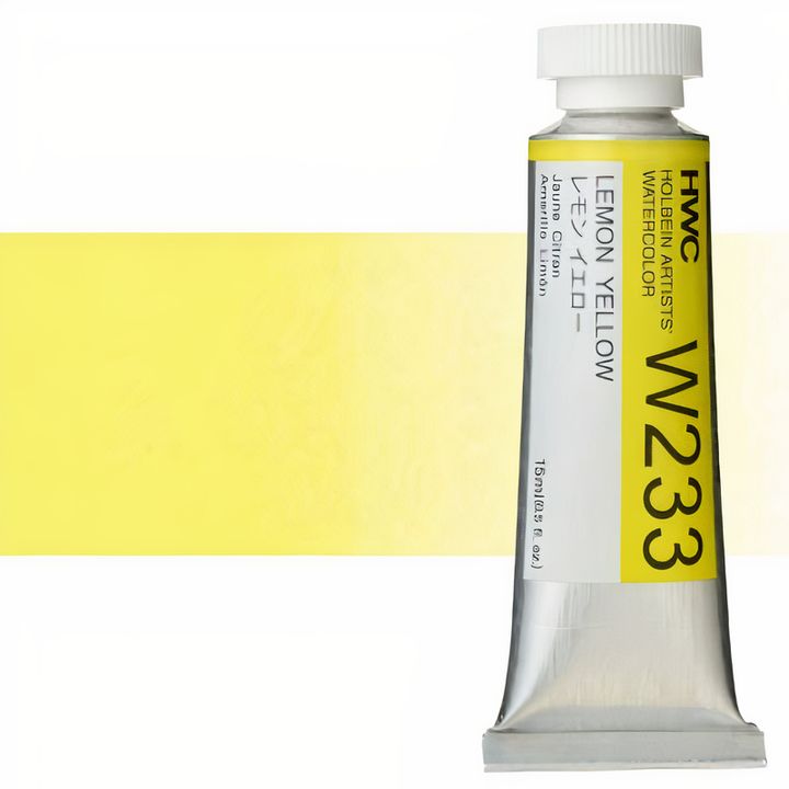 Profesionalne akvarel boje Holbein Artists 15 ml – limun žuta