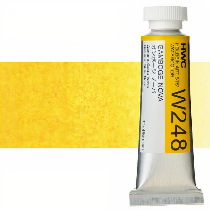 Profesionalne akvarel boje Holbein Artists 15 ml – gamboge nova