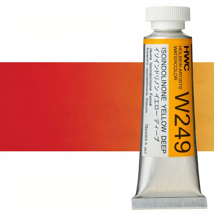Profesionalne akvarel boje Holbein Artists 15 ml – isoindolinone tamnožuta
