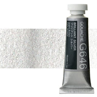 Profesionalne gvaš boje Holbein Artists 15 ml – briljantna srebrna