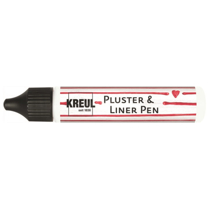 Pufna olovka PicTixx Pluster a LinerPen – bijela