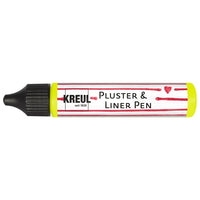 Pufna olovka PicTixx Pluster a LinerPen – nebesko plava