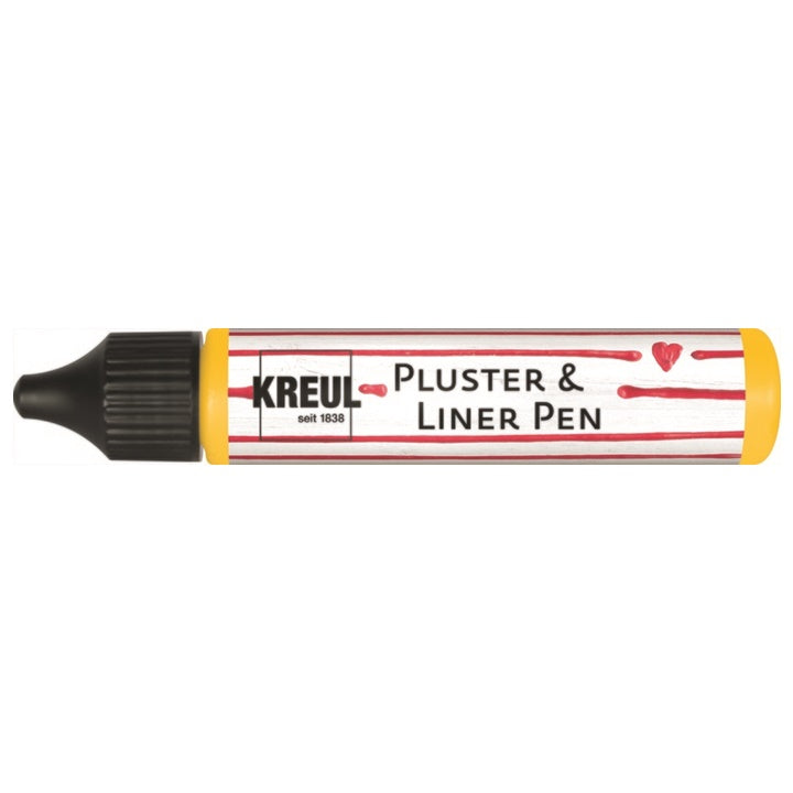 Pufna olovka PicTixx Pluster a LinerPen – sun žuta