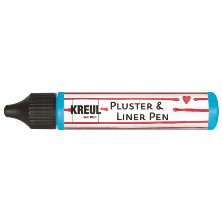 Pufna olovka PicTixx Pluster a LinerPen – ružičasta